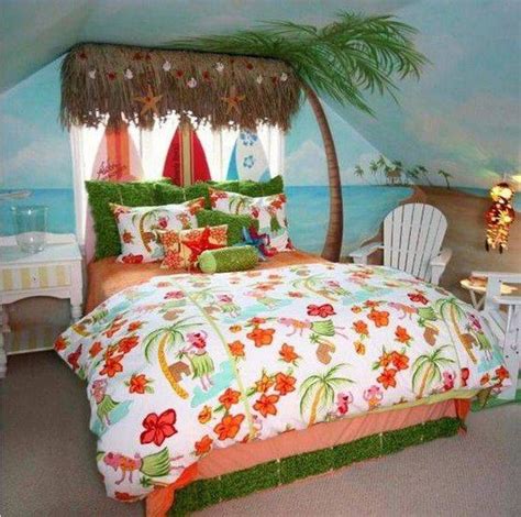 Beachy Bedroom Ideas Tropical Beach With Wall Painting Adirondack