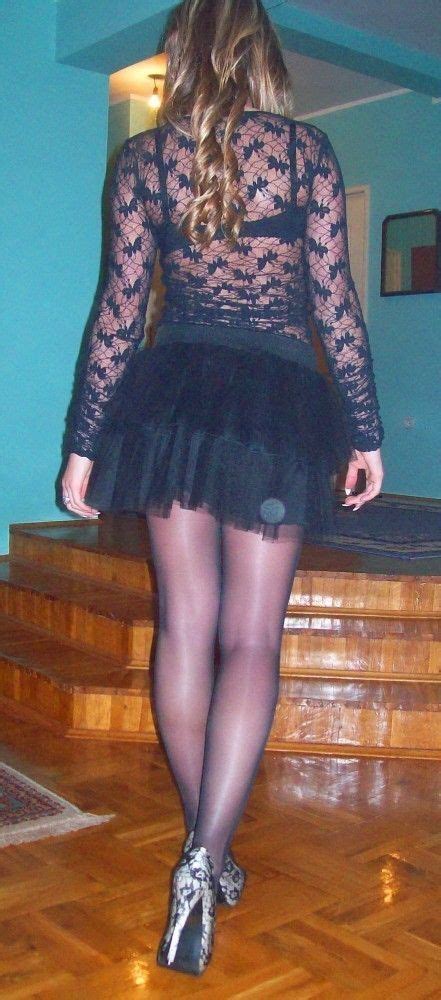 Amateur Pantyhose On Twitter Short Skirt High Heels And Black Pantyhose For Sexy Camgirls