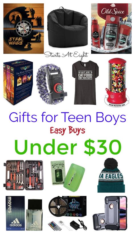 Gifts for Teen Boys Easy Buys Under $30  StartsAtEight