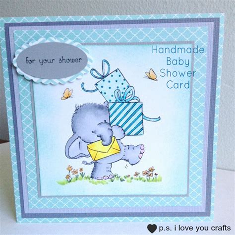 In order to make sure your guests know it is coed, mention both of the parents names on the invitation. Handmade Baby Shower Card - The Inspiration Vault