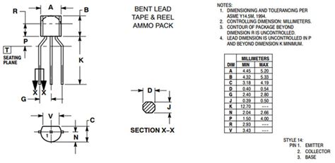 Bc Transistor Pinout Equivalent Specs Uses And Other Details Images And Photos Finder