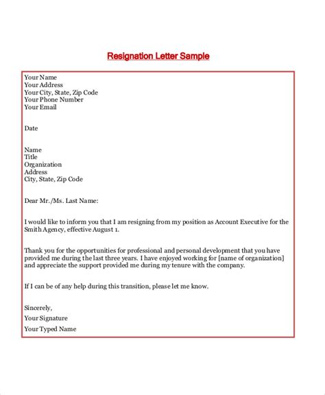 Free 8 Sample Formal Letter Layout Templates In Ms Word Pdf