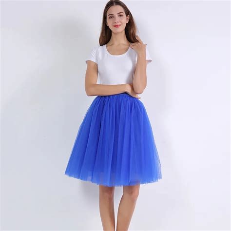 Layered Tulle Skirts Womens High Waist Swing Dolly Ball Gown