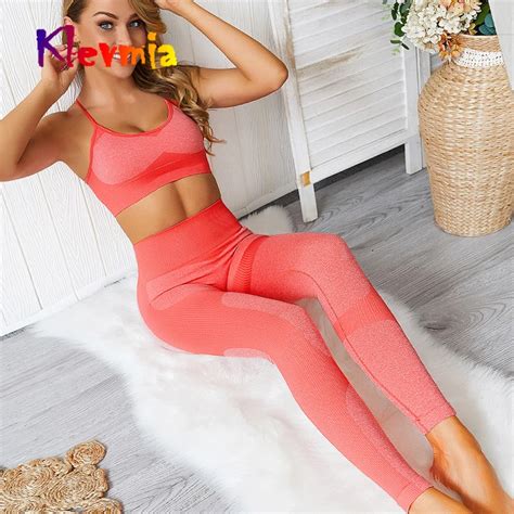 Women Energy Seamless Yoga Set Workout Clothes For Woman Sport Suit Sportswear Women Gym Sets 2