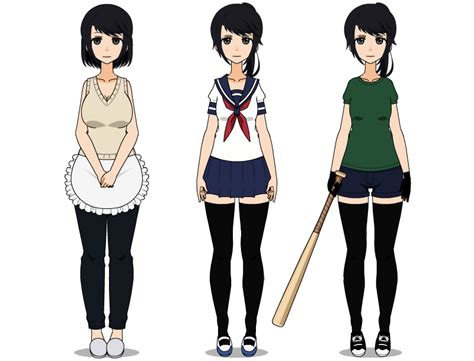 Yandere Simulator Kisekae Exports By Fell Nemezis On Deviantart