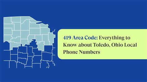 419 Area Code Toledo Ohio Local Phone Numbers Justcall Blog