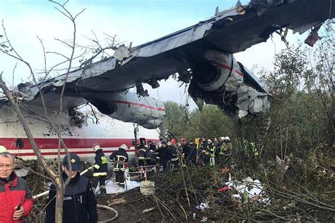 Ukraine Plane Crash Five Die As Antonov Crash Lands Near Lviv Bbc News