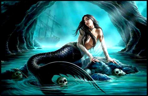 Pin By Sharyn Nicodemus On Mermaids Evil Mermaids Mermaid Wallpapers