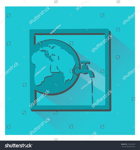 The Planet Loses Its Water Of Oceans And Seas Royalty Free Stock