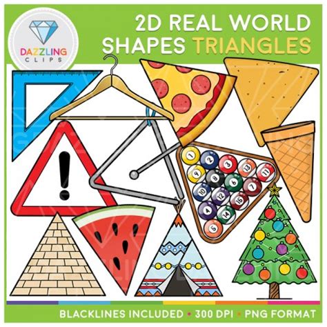 2d Shapes Real Life Objects Clip Art Diamonds