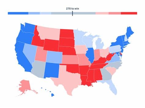 It's updated each time we update the live forecast. 2020 Electoral College Map | PBS NewsHour