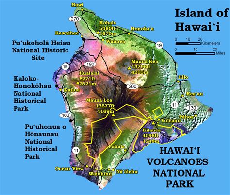 Hawaii Map Of Volcanoes Map Worksheets