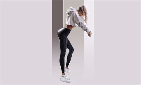 Girls Wearing Yoga Pants Wallpaper