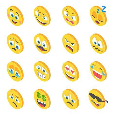 Trendy Emoji Concepts 4785028 Vector Art At Vecteezy