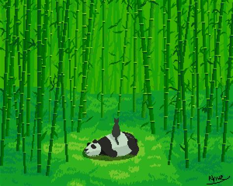 bamboo forest r pixelart