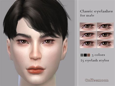 Classic Eyelashes For Male The Sims 4 Catalog