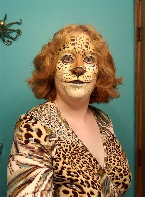 How To Paint Leopard Face Halloween Myrtle S Blog