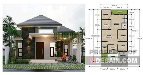 Sketsa rumah minmalis oleh lars frank nielsen architect [credit: Denah Rumah 4 Kamar 1 Lantai - DESAIN RUMAH MINIMALIS