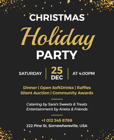 Creative Christmas Party Flyer Ideas And Examples