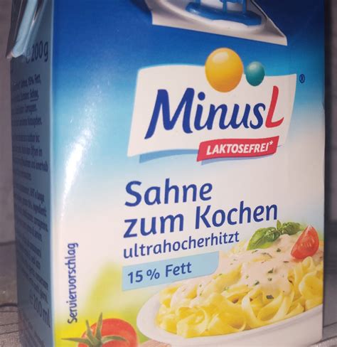 Muttis Produkttest Blog MinusL Sahne zum Kochen 15 Fett
