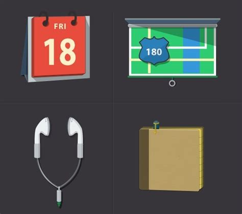 Free 4 Simple And Flat Icons Psd Titanui