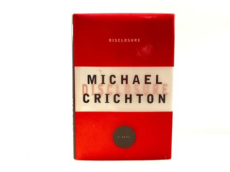 Disclosure Michael Crichton First Edition Hardcover Alfred A Etsy