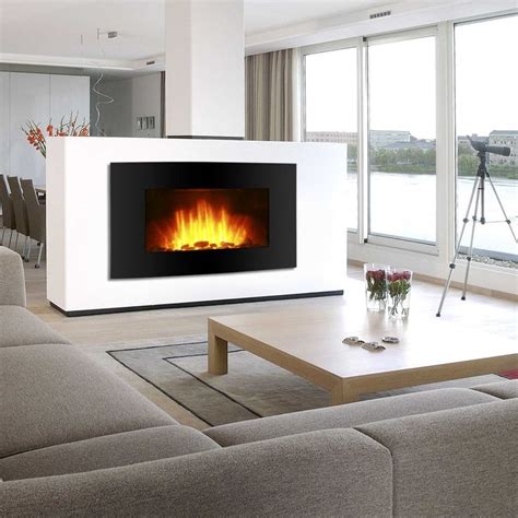 Check spelling or type a new query. Is glass curved? | Modern electric fireplace, Electric ...