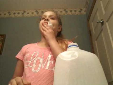 The Milk Chugging Challenge With Jessica YouTube