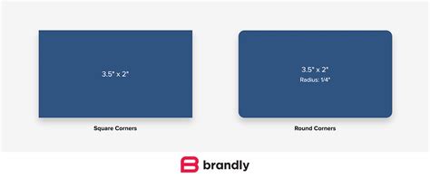 The internationally accepted size of a business card is 85.6 х 53.98 mm (or 85 х 55 mm). Standard Business Card Sizes (+ free templates) | Brandly Blog