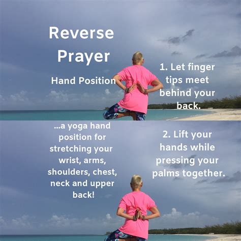 Reverse Prayer Hand Position Mini Challenge Relieve Upper Body Tension