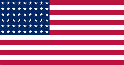 A 54 Star Flag Of The United States Rvexillology