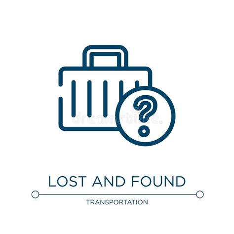 Lost And Found Icon Stock Vector Illustration Of Luggage 144472599