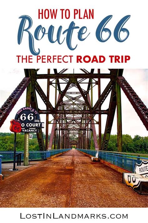 A Road With The Words How To Plan Route 66 The Perfect Road Trip On It