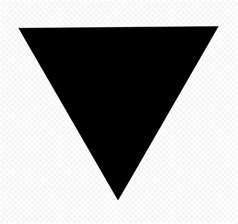 Transparent Black Triangle Upside Down Citypng