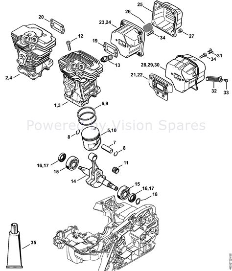 Stihl Ms170 Chainsaw Parts Diagram General Wiring Diagram