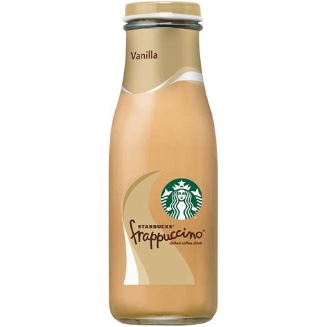 Starbucks Frappuccino Vanilla Chilled Coffee Drink 13 7 Fl Oz Bottle