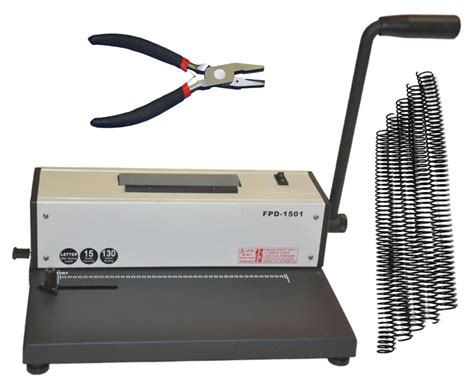 Then just insert the document or pages inside it and carefully transfer the entire thing in a thermal binding machine. Metal Based Coil Spiral Binding Machine,Electric Coil ...