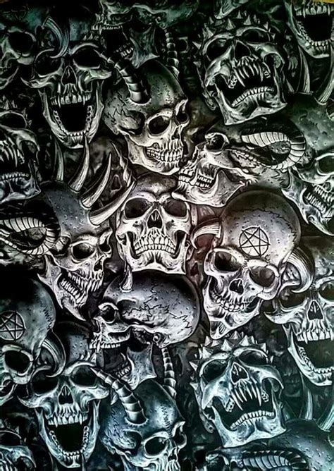 Skulls Cráneos Y Calaveras Arte Con Caravelas Arte Del Cráneo