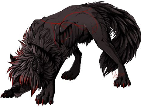 Commission By Velkss On Deviantart Anime Wolf Cartoon Wolf Canine Art