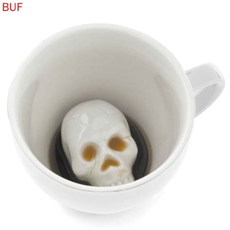 Skull Coffee Cups And Mugs Creative Coffee Mugs Ceramic Environmentally