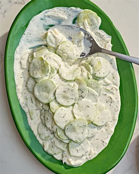 We Tried 4 Popular Creamy Cucumber Salad Recipes Heres The Best The Kitchn