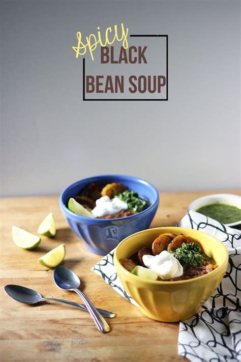 Pick the efinrin off the stalk, rinse and blend too, then set aside. Vegan One Pot Black Bean Soup | Dietitian Debbie Dishes ...