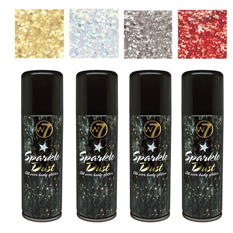 ( 3.8 ) out of 5 stars 4 ratings , based on 4 reviews current price $10.99 $ 10. W7 GLITTER BODY & HAIRSPRAY WASH OFF DANCE STAGE HAIR ...