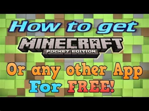 This is another brilliant app to get paid and free apps only if you know how to use the app. How to get Minecraft Pocket Edition & Any App FREE (No ...