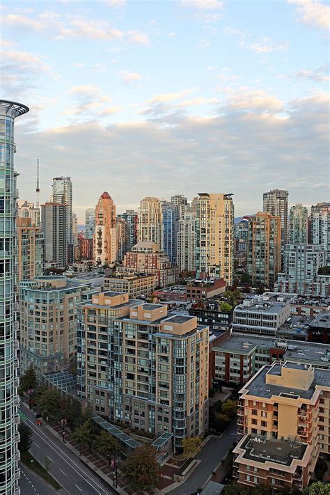 Downtown Von Vancouver British Columbia Bild Kaufen 71320188