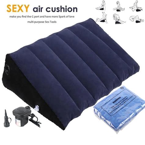 Toughage Sex Furniture Inflatable Cushion Triangle Pillow Sex Position Wedge Body Support Adult