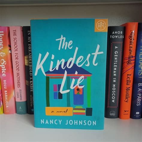 The Kindest Lie By Nancy Johnson Hardcover Shopee Philippines