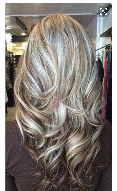 This ombré look on leona lewis goes from dark brown to golden blonde. Highlights/low in gray hair | Hair styles, Long hair ...