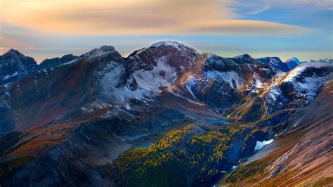 🥇 British Columbia Canada Mount Assiniboine Canadian Rockies Landscapes