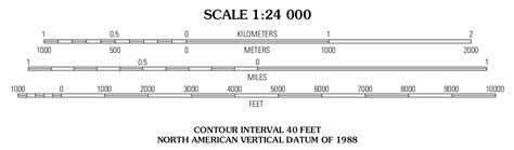 What Scale Is Commonly Used On Topographic Maps Tourist Map Of English
